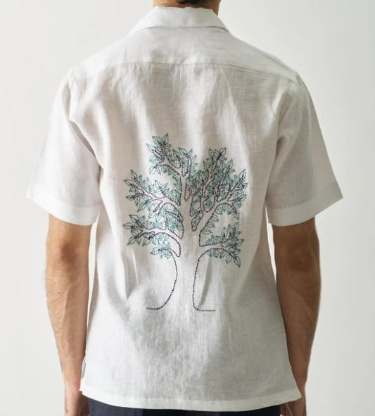 Wilderness Heritage Embroidered Linen Shirt